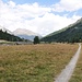 Auf der MTB-Route 673 bei P. 2023 kurz vor Bernina Suot.
