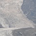 Zoom auf die Zunge des Morteratsch-Gletschers.