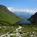 Von der Seenieder blicken wir hinunter zum Wildsee und...