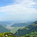 Blick im Aufstieg Richtung Luzern und Vierwaldstättersee.