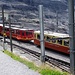 Top of Europe lockt: vollgestopfte Wagen der Jungfraubahn