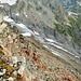 Blick vom Sustenjoch in steile Aufstiegsflanke