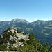 Hinten der Hohe Göll und das Hohe Brett