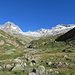 Ausblick vom Berggasthaus Trift Richtung Triftgletscher