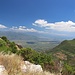 Blick Richtung Kalamata, hinten das Taygetosgebirge