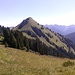 Kelmer Spitze (2000m), Steilgrasberg im Rückblick