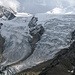 Wunderbare Sicht auf den Riedgletscher vom Breithorn