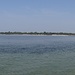 Blick vom Meer auf Grado Pineta