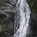 der obere Wasserfall der Cascate Biolet
