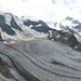 Gipfelpanorama West zeigt schon deutlich Wolkenbildung Süd.