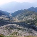 Cima dell'Uomo : vista sulla Valle di Ruscada e la Cresta di Morisciolo