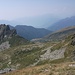 scendendo verso il Passo di Ruscada