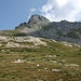 scendendo verso il Passo di Ruscada : vista sulla Cima dell'Uomo