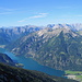 Blick vom Hochunnütz nach Südwesten zum Achensee und Karwendel