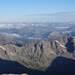 Blick nach Westen zu den grossen 4000-ern der Walliser Alpen