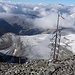 Tiefblick auf den Glacier Vedretta di Scerscen Superiore