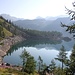 <b>Il Lago di Dèvero (1850 m) o Codelago.<br />Bellissima la vista sui monti che cingono interamente il lago.</b>