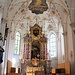 L'interno della chiesa di Kaltenbrunnen.