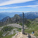 Gipfelkreuz der Rofanspitze 2259 m