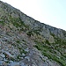 Le rocce da superare per arrivare al Sasso di Paisgion.