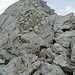 Die letzten Meter zum Gipfelsteinmann des Gallwieser Mittergrates