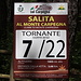 Im Abstieg vom Monte Carpegna - Gleich geht unsere heutige Tour zu Ende. Mit Nummer "7/22" passieren wir gerade "unsere" letzte Kurve.