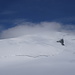 Der Gipfel des Breithorn zieht sich zu