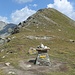 Colle Palasina 2661 m, links hinten Corno Vitello