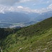 der Panoramaweg unter dem Col Catovi
