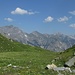 Kirchdachspitze, Hammerspitze, Kesselspitze, Serles (von links)