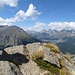 sieht spektakulärer bzw. gefährlicher aus als es ist: eine weitere Stahlseil-Passage mit Ausblick ...