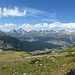 oberhalb der Bergstation Alp Languard, wo wir es uns etwas abseits des Rummels gemütlich gemacht haben ;-)