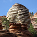 Felsen wie Bienenkörbe auf dem Canyon Overlook Trail