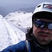 Selfi auf dem Gipfelgrat zum Ostgipfel