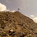 Die letzten Meter vor dem Gipfel der Kreuzspitze (2.746 m), höchster Gipfel über dem Viggartal