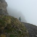 Colle Chamole 2641 m im Nebel
