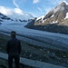 Am nächsten Morgen: Abschied vom Corbassière-Gletscher