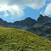 Vor drei Stunden strahlte es noch in Azur über der Gr. Wildgrubenspitze.