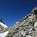 im Aufstieg zum Oberaarhorn
