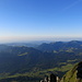 Gipfelblick übers Appenzellerland - im Hintergrund der Bodensee