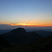Bild vom zweiten (gescheiterten) Versuch den Lütispitz zu besteigen - Sonnenuntergang überm Stockberg