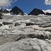 Buine mit wunderschönen Ochsentaler Gletscher, durch das Spaltenlabyrinth sucht man sich dann seinen Weg.