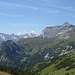 Kirchdachspitze (rechts) von der Blaserhütte aus gesehen, fotografiert am 9. 8. 2015