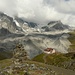 Schaubachhütte, Ortler in Wolken