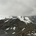 Eisseespitze, Suldenferner und in Wolken der Fuß der Königspitze, vom Gipfel der Butzenspitze