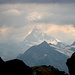 Matterhorn, davor das spitze Mettelhorn