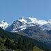 Anfahrt durchs Val d'Ayas - unser Ziel bereits fest im Blick