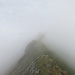 im Nebel auf dem Sulegg-Grat