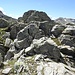 Interestingly layered rocks on the Gibelhorn.