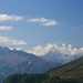 Blick von der Belalp hinüber zu den Walliser Alpen